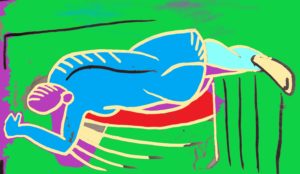 reclining female nude ocadu